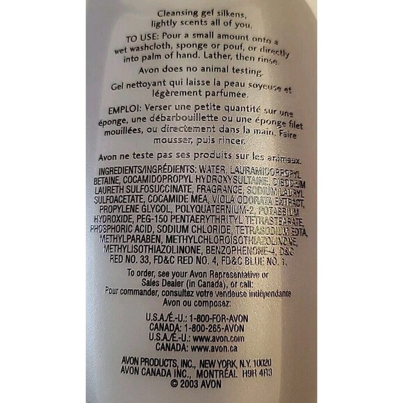 Avon Naturals VIOLET Body Lotion Shower Gel Sealed (Lot of 2) NOS 2003 - Picture 4 of 8